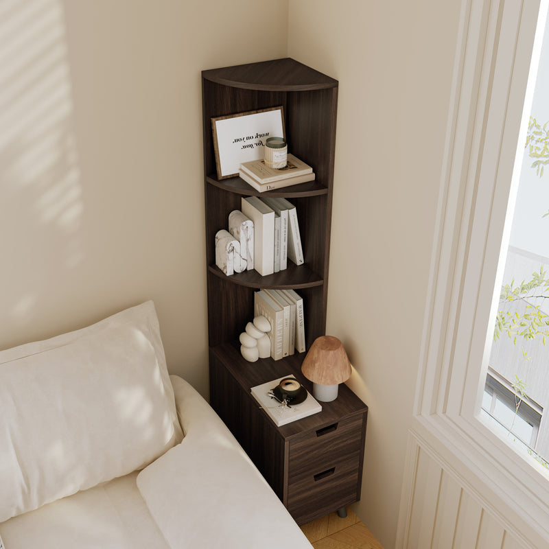 Mesa de Cabeceira Alta com Gavetas