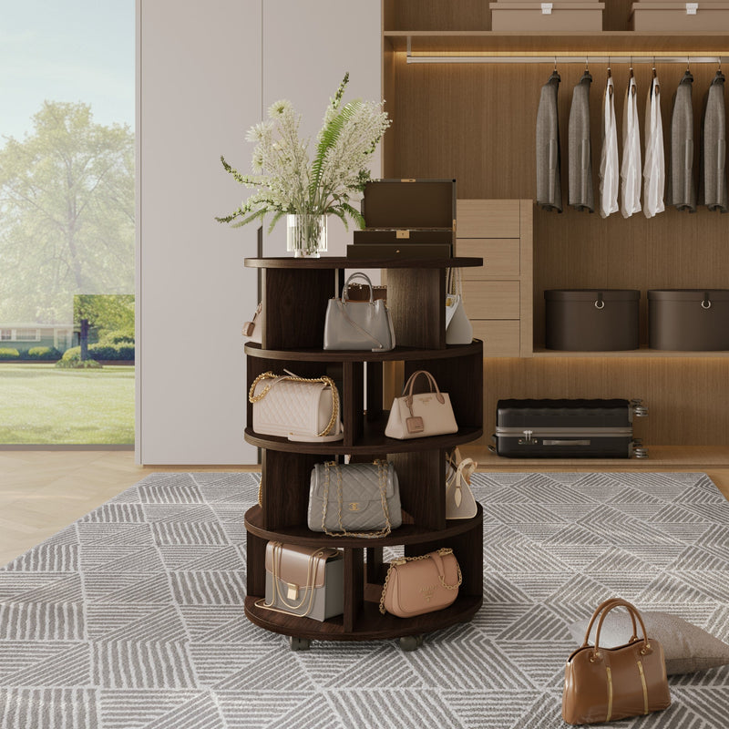 Torre Giratória de Sapatos Retrô